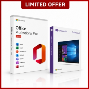 Microsoft Office 2024 Professional Plus & Microsoft Windows 10 Professional software bundle for 1 Windows device
