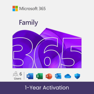 Microsoft Office 365 – 1-Year | 6 Devices (Windows, MacOS, iOS & Android)
