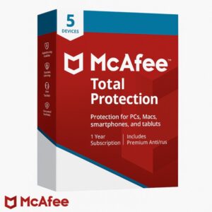 McAfee Total Protection 2025 – 5 Devices | 1-Year License | Instant Email Delivery
