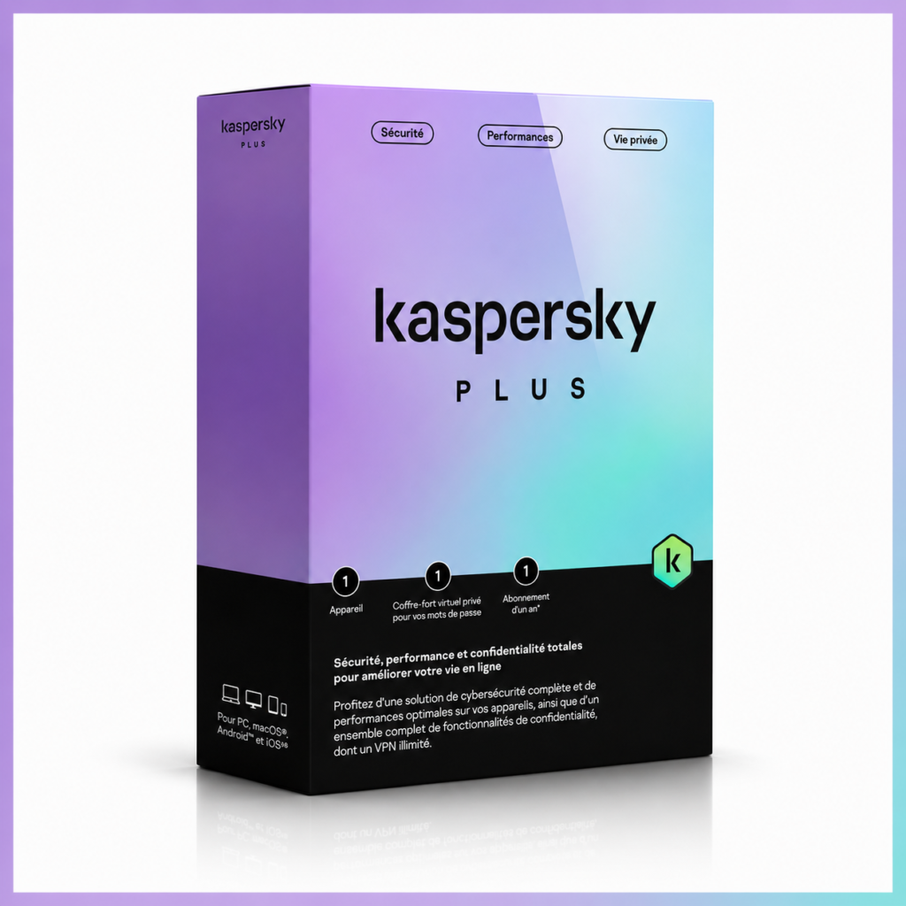 Kaspersky Plus Internet Security (PC, Android, Mac, iOS) (1 Device, 1 Year) - Kaspersky Key